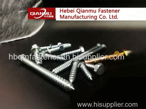 Factory Price High Quality Manufacturer Flat Head Hex Head Wood Screw hdg wood screw