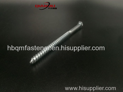 Hex Head Wood Screw DIN571 Zinc Plated Carbon Steel Wood Screw