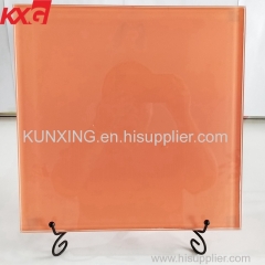 Tempered silk screen printing glass manufacturer ceramic frit color painted tempered glass factory