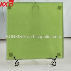 Tempered silk screen printing glass manufacturer ceramic frit color painted tempered glass factory