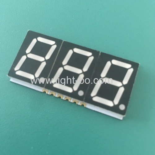 Ultra thin super bright red 0.56 Triple Digit SMD 7 Segment LED Display common anode for instrument poanel