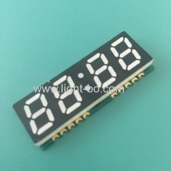 Ultra thin white color 4 Digit 0.39inch SMD 7 Segment LED Clock Display common anode for clock