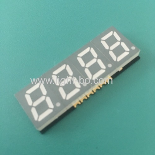 Super bright red 0.39inch 4 digit 7 Segment SMD LED Display common anode with 3.75mm thickness ONLY