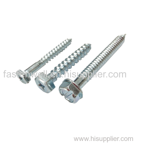 Hex wood screws and bolts