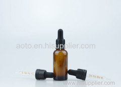 50ml Amber Bottle With 18-415 CRC Dropper Cap