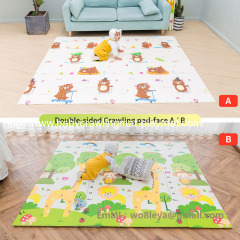 Chenxi double sided waterproof portable baby play mat / non toxic thick large baby floor mat