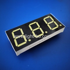 Ultra white 0.8inch 3 Digits 7 Segment LED Display common cathode for instrument panel