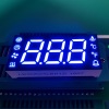 Customized Triple Digit common anode ultra blue 7 segment led display for refrigerator control