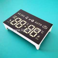 Ultra White 4 Digits 7 Segment LED Display Common cathode for built-in 4 key touch oven timer