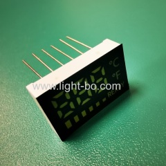 Ultra white customized 3 Digits 7 Segment LED Display common anode for temperarture indicator