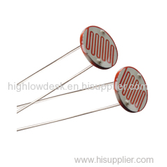 Light dependent resistor is made of semi conductor material