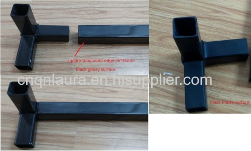 2 way 3 way 4 way carbon fiber squre/rectangular joint for square tube/rectangular tube