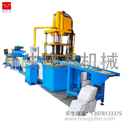 300mm*300mm Aluminium ceiling tile cutting forming machine