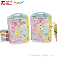 Soododo Puzzle Animal Popsicle Pencli Eraser