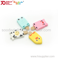 Soododo Puzzle Animal Popsicle Pencli Eraser