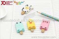 Soododo Puzzle Animal Popsicle Pencli Eraser