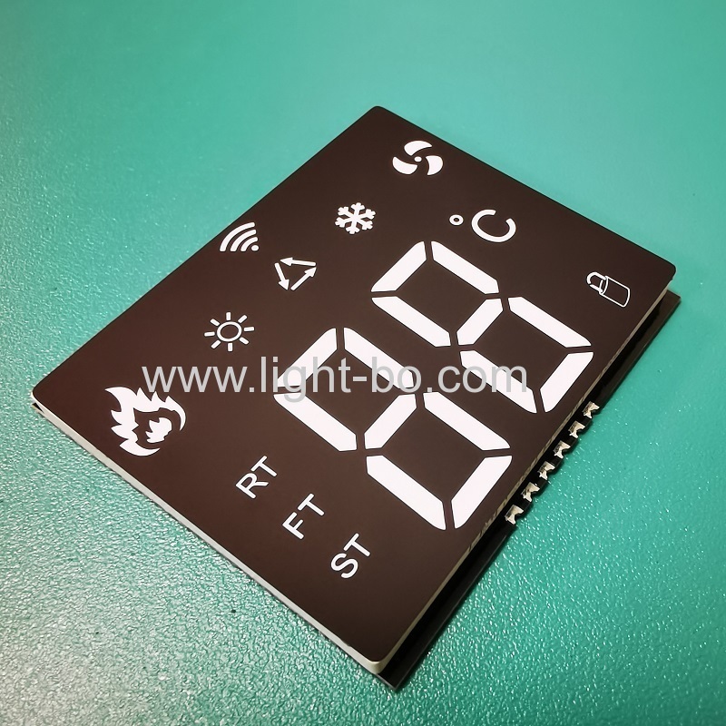 cor branca ultra fina personalizada smd led display para controlador de temperatura ambiente