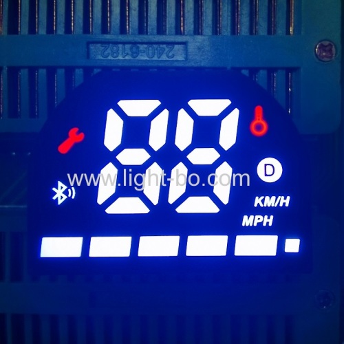 Ultra white/red/orange Customized 7 segment led display module for Electric Scooter
