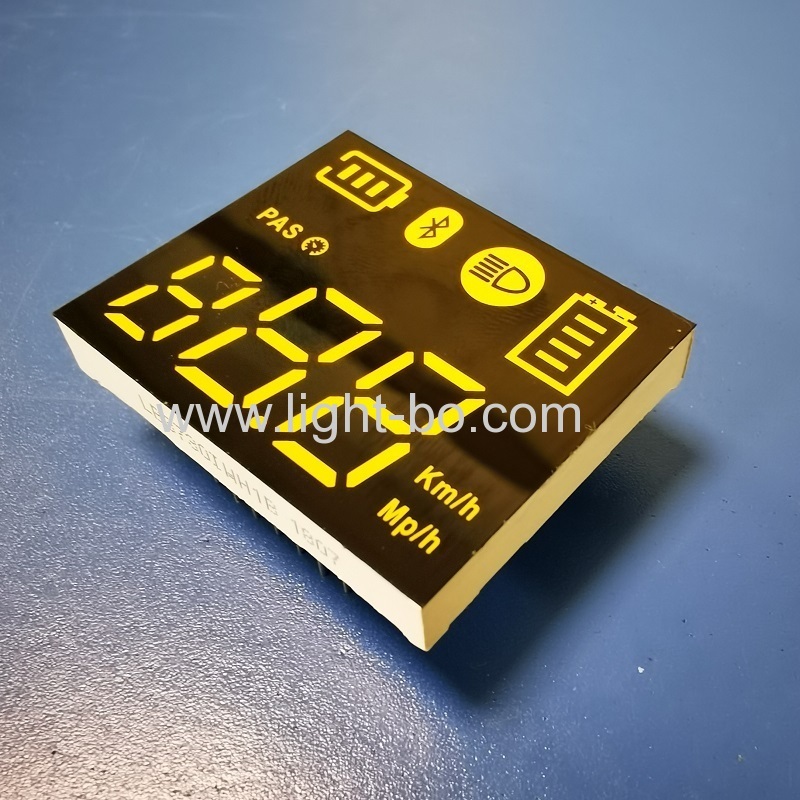 Ultraweiß angepasstes 7-Segment-LED-Display gemeinsame Anode für Elektroroller