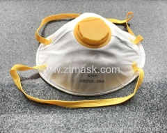 ZT-8088V KN95 Disposable respiratory cup face mask with valve