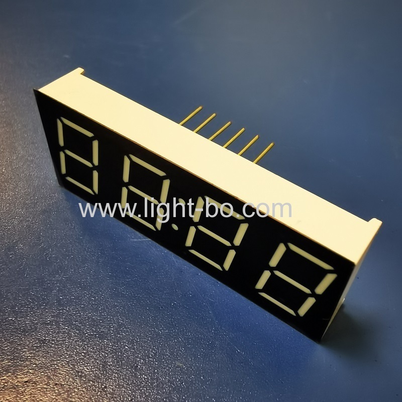 Ultra white 4 Digits 0.56inch common anode 7 segment led clock display for home appliances