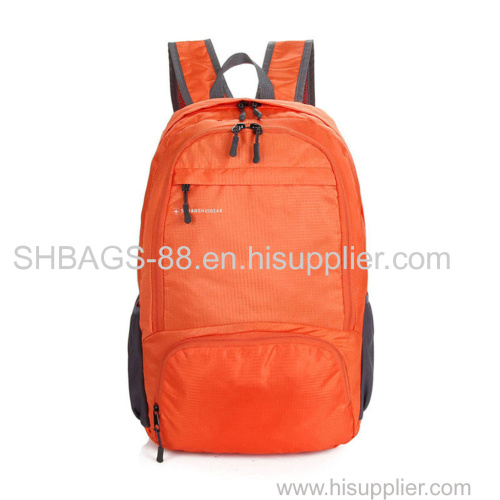 Folding leisure travel backpack laptop bags school bags