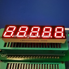 5 digit led display; 5 digit 7 segment;0.39" 5 digit;5 digit 10mm;5 digit led display