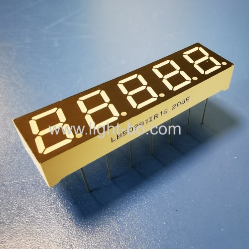 Super Red 0.39 5 Digit 7 Segment LED Display common anode for process control