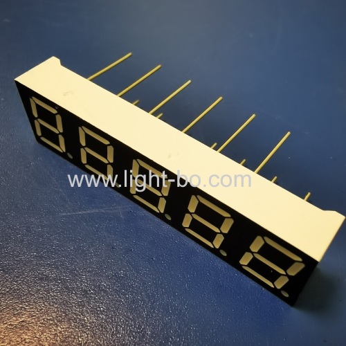 Super Red 0.39 5 Digit 7 Segment LED Display common anode for process control