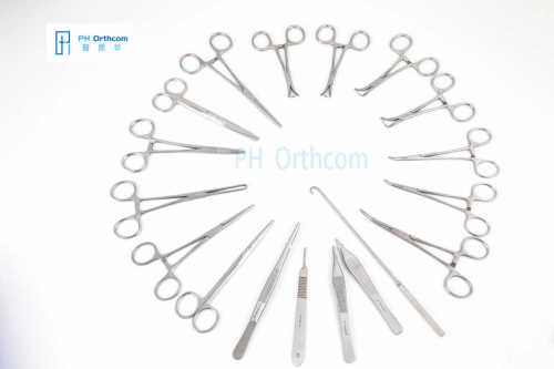 Canine Castration Instruments Set A 18pcs