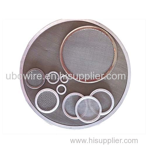 Stainless steel Disc sintered metal screen filter