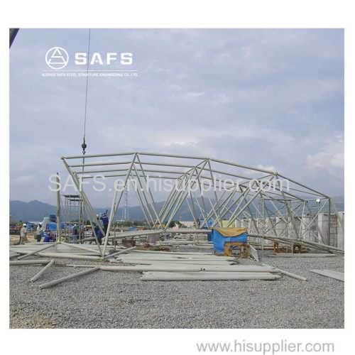 Metal Roof Steel Space Frame Arch Building