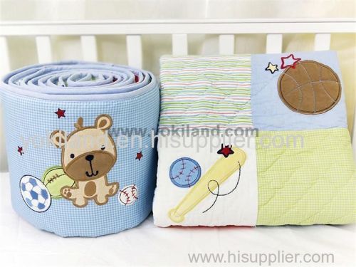 Cotton baby bedding set WFT1915