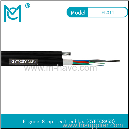Outdoor all-dielectric self-supporting optical cable GYFTC8Y53 series