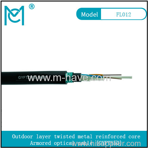 Outdoor all-dielectric self-supporting optical cable GYFTY53 series