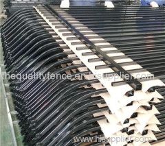 High Security Curved Top Steel Fence