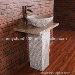 G682 Granite Pedestal Sink