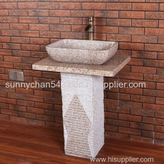 G682 Granite Pedestal Sink