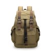 canvas school backpack bag for college students leisure travel backpack