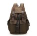 canvas school backpack bag for college students leisure travel backpack