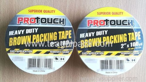 Heavy Duty Brown Packing Tape 48mmx91.4M (2 x100Yd)