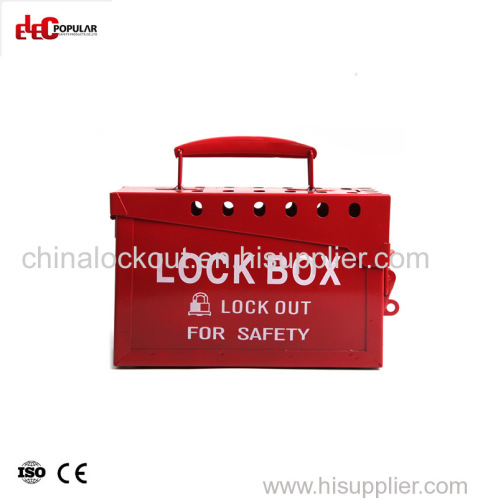 Metal Portable Lock Box EP-8812 Lockout Box and Kit Group Lockout Box