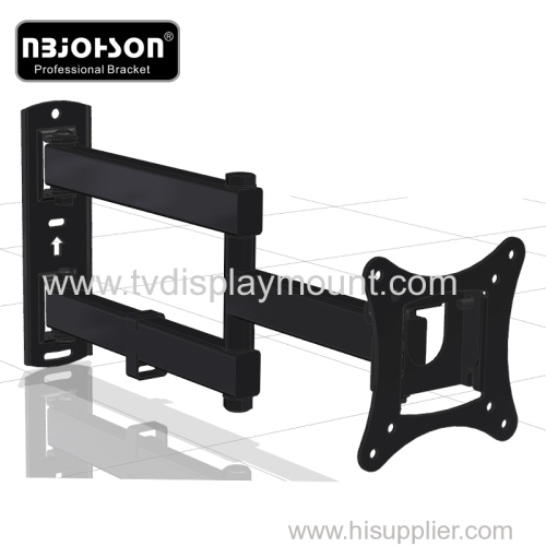 Full Motion LCD TV Wall Mounts 13"-27" Screen 180° Swivel