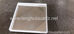 Transparent quartz sheet quartz plate