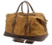 Waterproof canvas with leather duffle bag travel bags for men and women outdoor sports tote bags