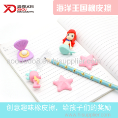 Soododo Puzzle Mermaid Shaped Eraser