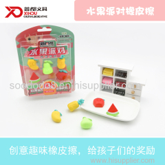 Soododo Puzzle Fruit Apple Shaped Eraser