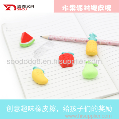 Soododo Puzzle Fruit Apple Shaped Eraser