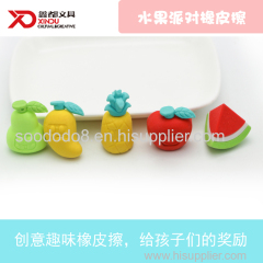 Soododo Puzzle Fruit Apple Shaped Eraser