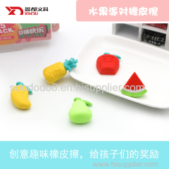 Soododo Puzzle Fruit Apple Shaped Eraser